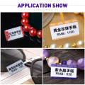 Jewellery barcode price label sticker self-adhesive jewelry tag ring seal labels printing